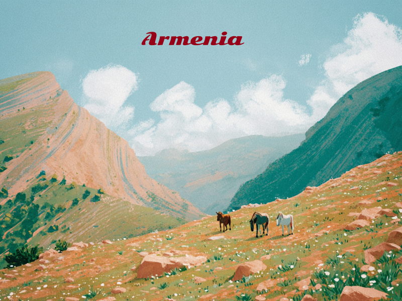 Armenia Postcard | Tuff.gift